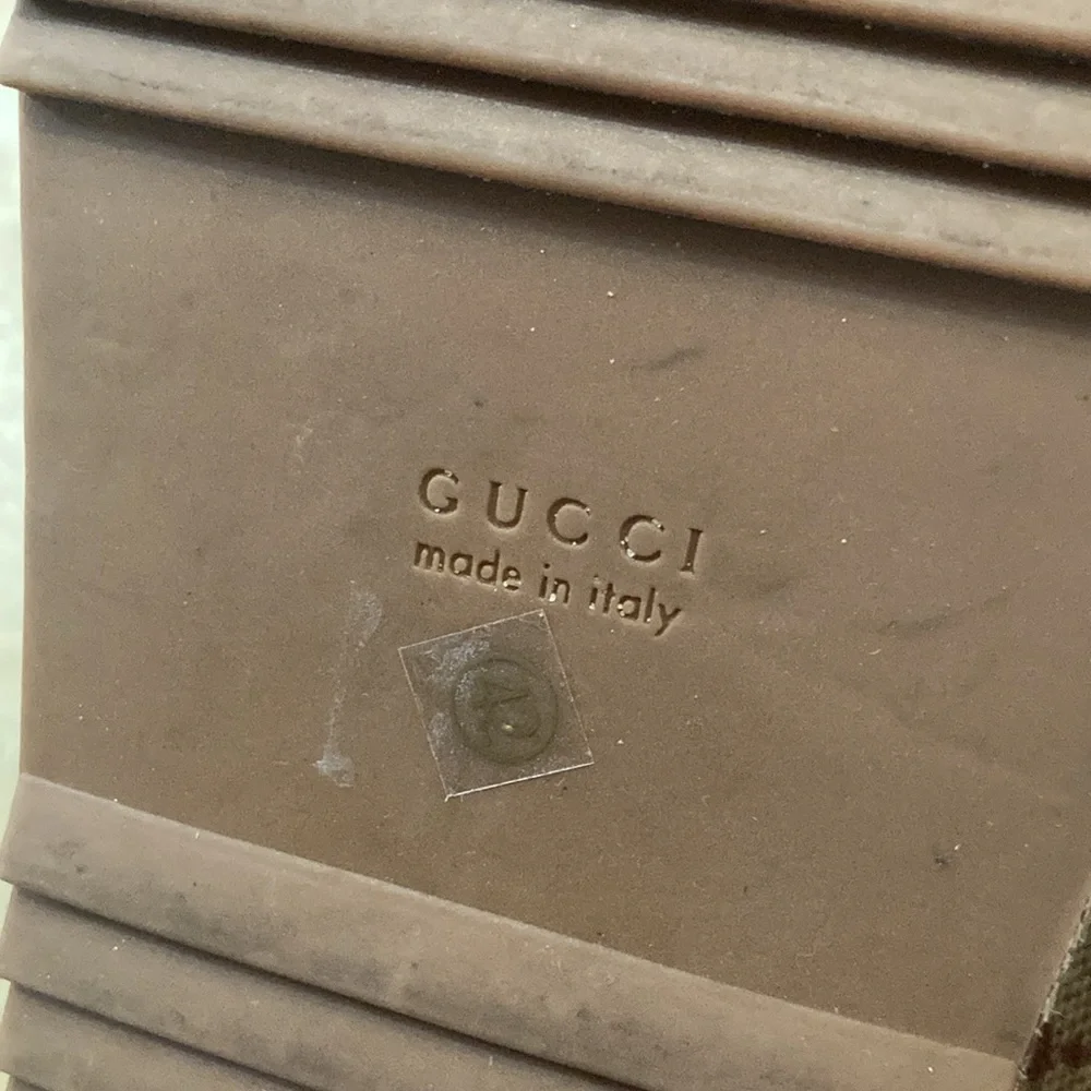 GUCCI Women's Angelina GG Supreme Platform Slide Sandals EU 42 - Picture 6 of 6